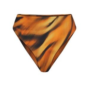 Cavalli x Skims Tiger Face Print Mid Waist Bottom Small Women. NWT.